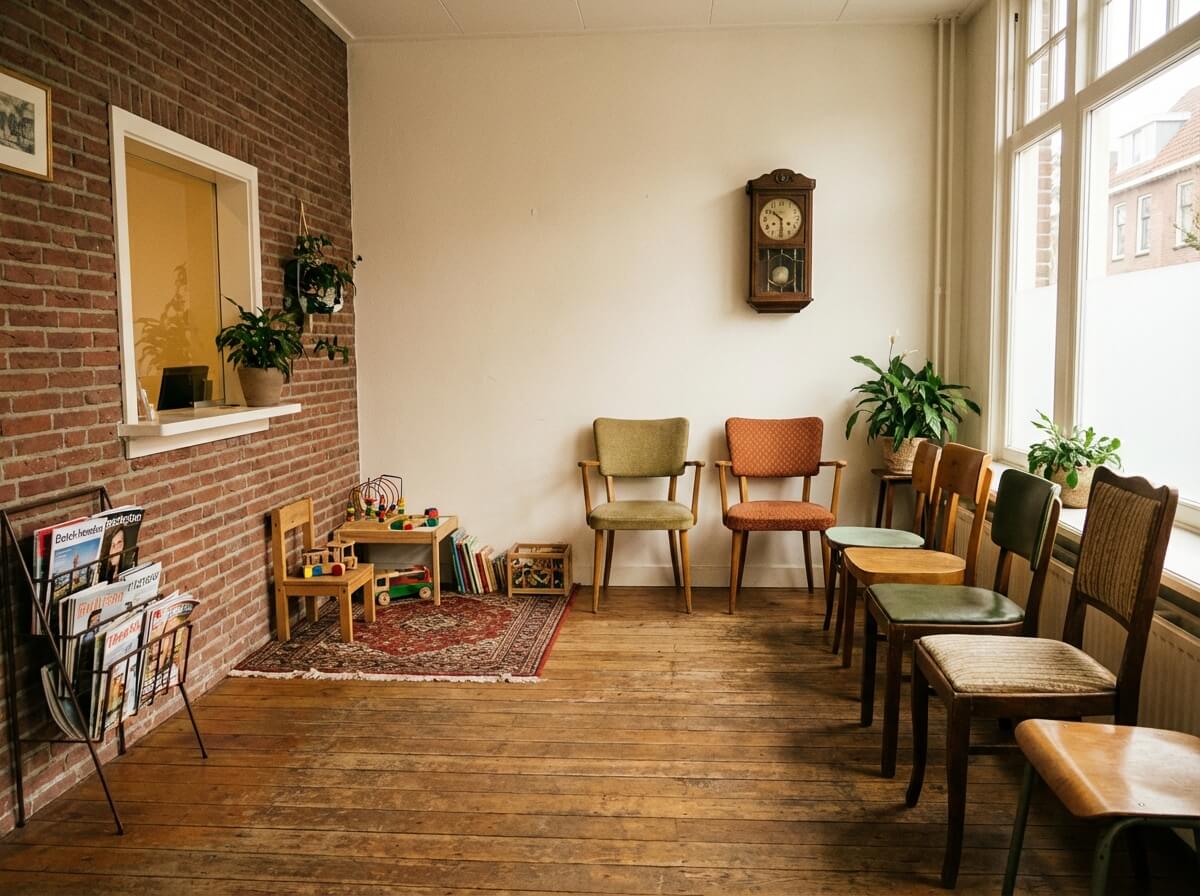Patiënt in gesprek met huisarts over chronische zorg